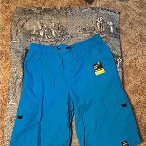 Urban Pipeline Blue Cargo Shorts Relaxed Fit